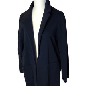 J crew open sweater blazer Navy XL